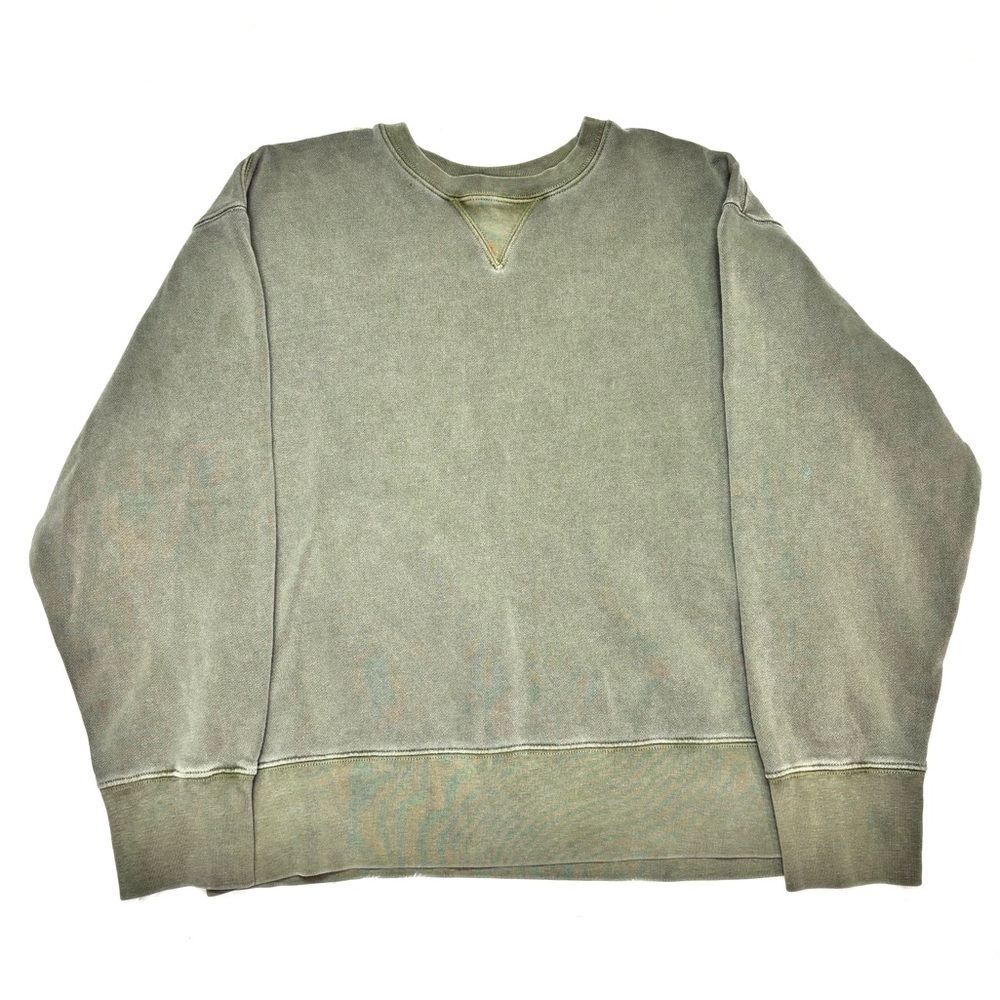 Mod-O-Doc Women’s Crew Neck Olive Green Sweetshirt Size 1 Excellent Condition